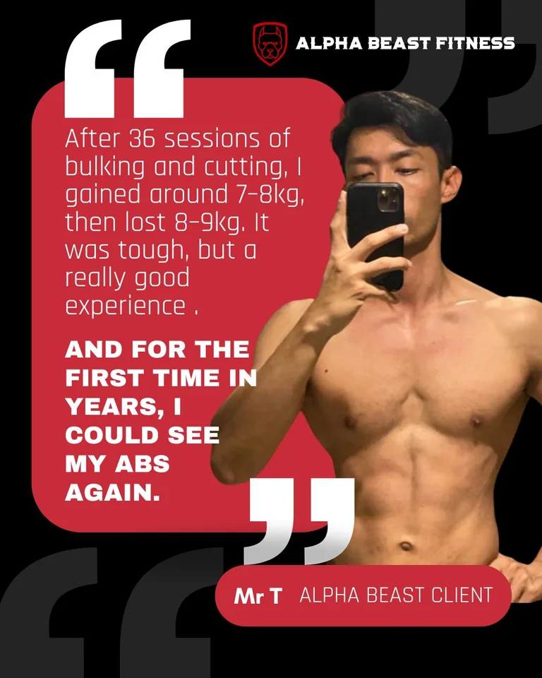 Mr T, an Alpha Beast Fitness client